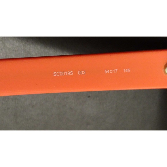 Stella McCartney Chain SC00119S 54o17 Salmon Pink Plastic Sunglasses Italy‎